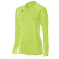 Mizuno Team Techno Volley V Long-Sleeve Jersey - Women's - Light Green / Light Green