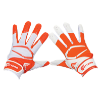 Cutters Power Control 2.0 Yin Yang Batting Glove - Men's - Orange / White