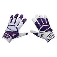 Cutters Power Control 2.0 Yin Yang Batting Glove - Men's - Purple / White