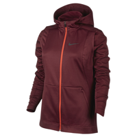 Nike Hyperelite Winterized Hoodie - Women's - Maroon / Orange