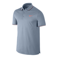 Nike Court Polo - Men's - Grey / Orange