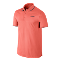 Nike Court Polo - Men's - Orange / Purple