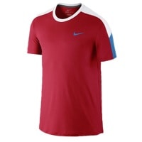 Nike Team Court Tennis Crew - Men's - Red / White