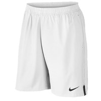 Nike Court 9" Tennis Shorts - Men's - White / Black