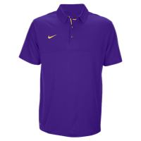 Nike Team Sideline Dry Elite Polo - Men's - Purple / Yellow