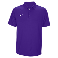 Nike Team Sideline Dry Elite Polo - Men's - Purple / Purple