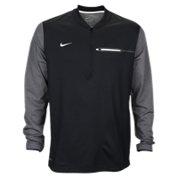 Nike Team Sideline Coach 1/2 Zip Top - Men's - Black / White