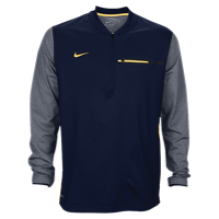 Nike Team Sideline Coach 1/2 Zip Top - Men's - Navy / Yellow