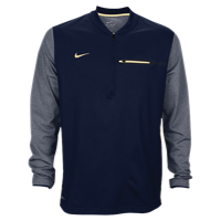 Nike Team Sideline Coach 1/2 Zip Top - Men's - Navy / Gold