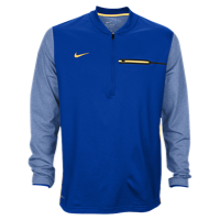 Nike Team Sideline Coach 1/2 Zip Top - Men's - Blue / Yellow