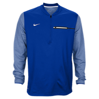 Nike Team Sideline Coach 1/2 Zip Top - Men's - Blue / White