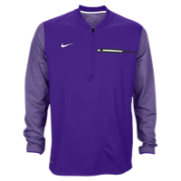 Nike Team Sideline Coach 1/2 Zip Top - Men's - Purple / White