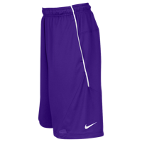 Nike Team Sideline Fly XL 5.0 Shorts - Men's - Purple / White