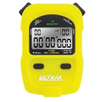 Seiko Ultrak 460 16 Lap Memory Stopwatch - Yellow / Yellow