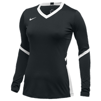 Nike Team Hyperace Long Sleeve Game Jersey - Women's - Black / White