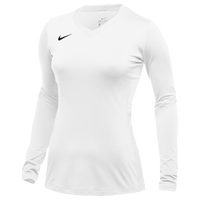 Nike Team Hyperace Long Sleeve Game Jersey - Women's - All White / White