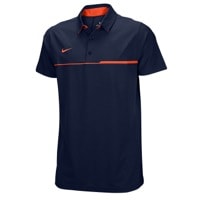 Nike Team Sideline Elite Coaches Polo - Men's - Navy / Orange