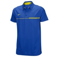 Nike Team Sideline Elite Coaches Polo - Men's - Blue / Yellow