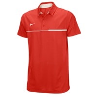 Nike Team Sideline Elite Coaches Polo - Men's - Orange / White