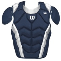 Wilson Pro Stock Chest Protector - Adult - Navy / White