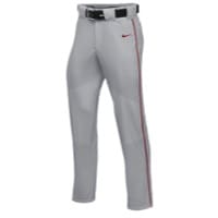 Nike Team Vapor Pro Pant Piped - Boys' Grade School - Grey / Red