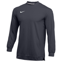 Nike Team Dry Classic Mesh L/S Top - Men's - Grey