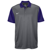 Nike Team Preseason Polo - Men's - Purple / Grey