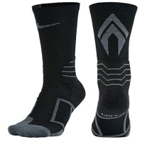 Nike Elite Vapor Baseball Crew Socks - Men's - Black / Grey