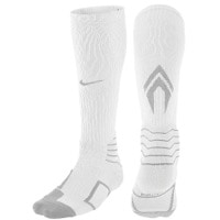 Nike Elite Vapor Baseball OTC Socks - Men's - White / Grey