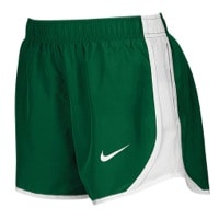 Nike Team Dry Tempo Shorts - Women's - Dark Green / White