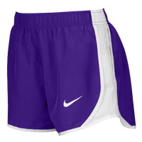 Nike Team Dry Tempo Shorts - Women's - Purple / White