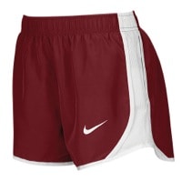 Nike Team Dry Tempo Shorts - Women's - Cardinal / White