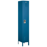 Salsbury Assembled Single Tier Extra Wide Locker - Blue / Blue