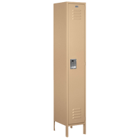 Salsbury Assembled Single Tier Extra Wide Locker - Tan / Tan