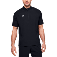 Under Armour Team Motivate Woven S/S 1/4 Zip - Men's - Black