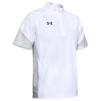 Under Armour Team Motivate Woven S/S 1/4 Zip - Men's - White