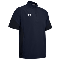 Under Armour Team Motivate Woven S/S 1/4 Zip - Men's - Navy