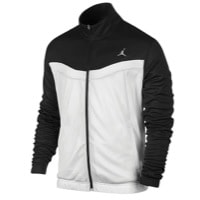 Jordan Team Prime.Fly Flight Warm-up Jacket - Boys' Grade School - Black / White