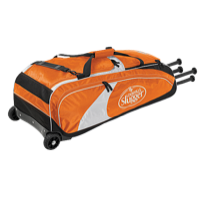 Louisville Slugger Series 5 Rig Wheeled Player Bag - Orange / White