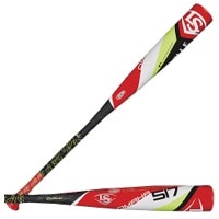 Louisville Slugger Omaha 517 Senior League Bat - Youth - Red / White