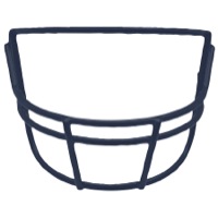 Schutt OPO Carbon Steel Facemask - Men's - Navy / Navy