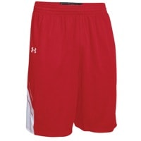 Under Armour Team Crunch Time Shorts - Men's - Red / White