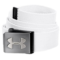 Under Armour Webbing Golf Belt - Men's - White / Silver