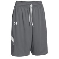 Under Armour Team Clutch Reversible Shorts - Men's - Grey / White