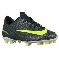 Nike Mercurial Victory XI FG - Boys' Grade School -  Cristiano Ronaldo - Dark Green / Light Green