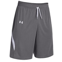 Under Armour Team Clutch Reversible Shorts - Women's - Grey / White