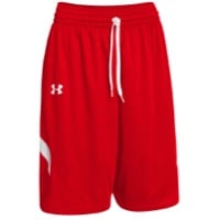 Under Armour Youth Team Clutch Reversible Shorts - Boys' Grade School - Red / White