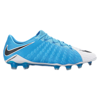 Nike Hypervenom Phantom III FG - Men's - White / Light Blue