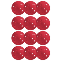 Franklin X-40 Outdoor Pickleballs 12 Pack - Adult - Red