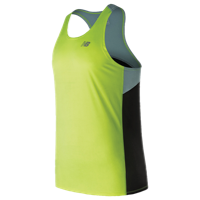 New Balance Accelerate Singlet - Men's - Light Green / Black